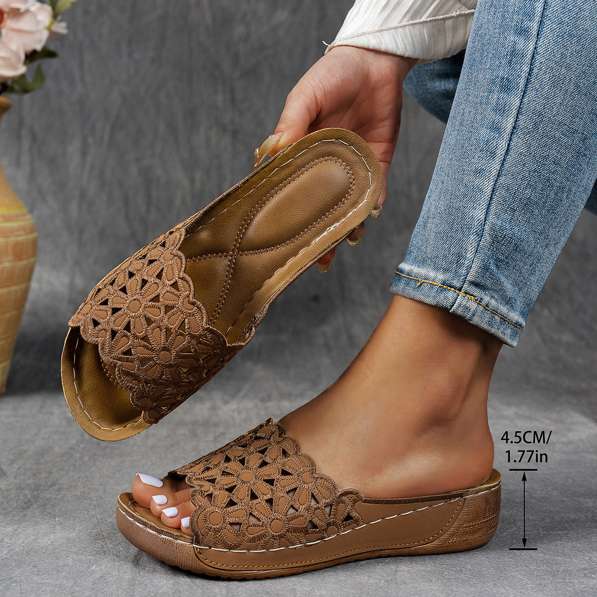Diana | Chaussons confortables avec soutien orthopédique