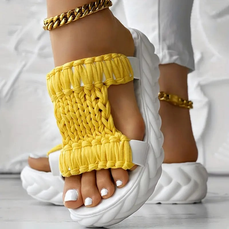 Liesel | Sandales unies confortables pour femmes