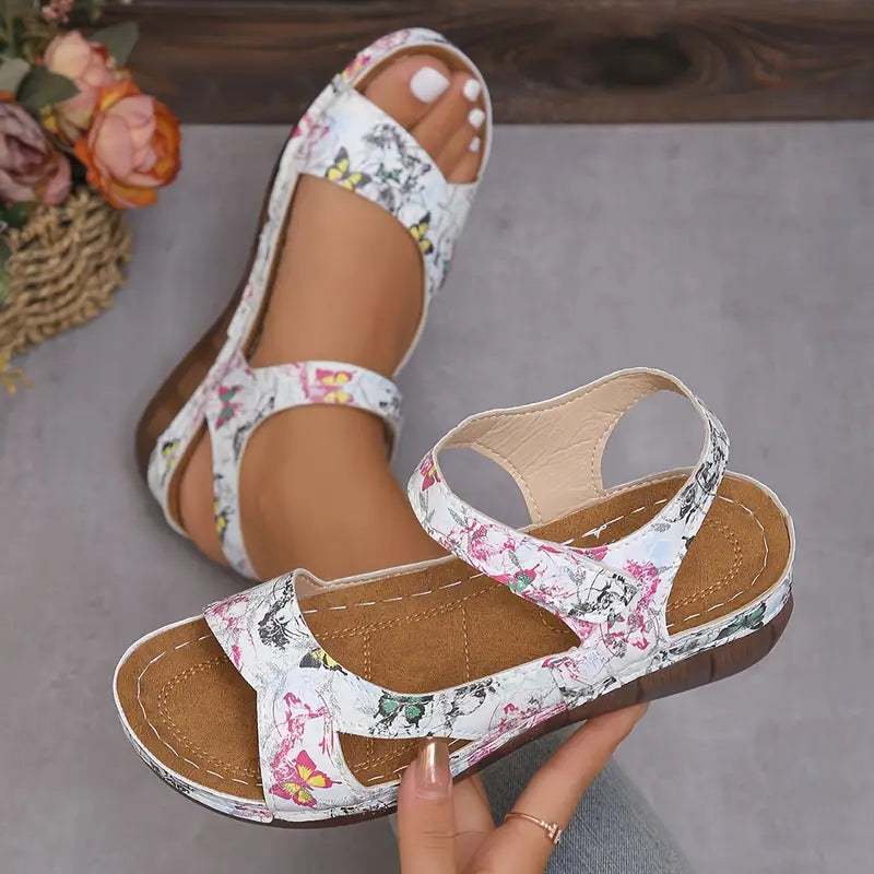 Carla | Sandales minimalistes en simili cuir