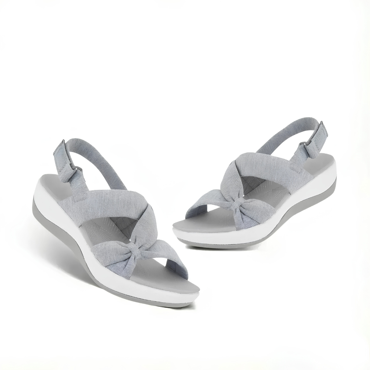 Gerlinde | Sandales de confort orthopédique avec des sangles en tissu