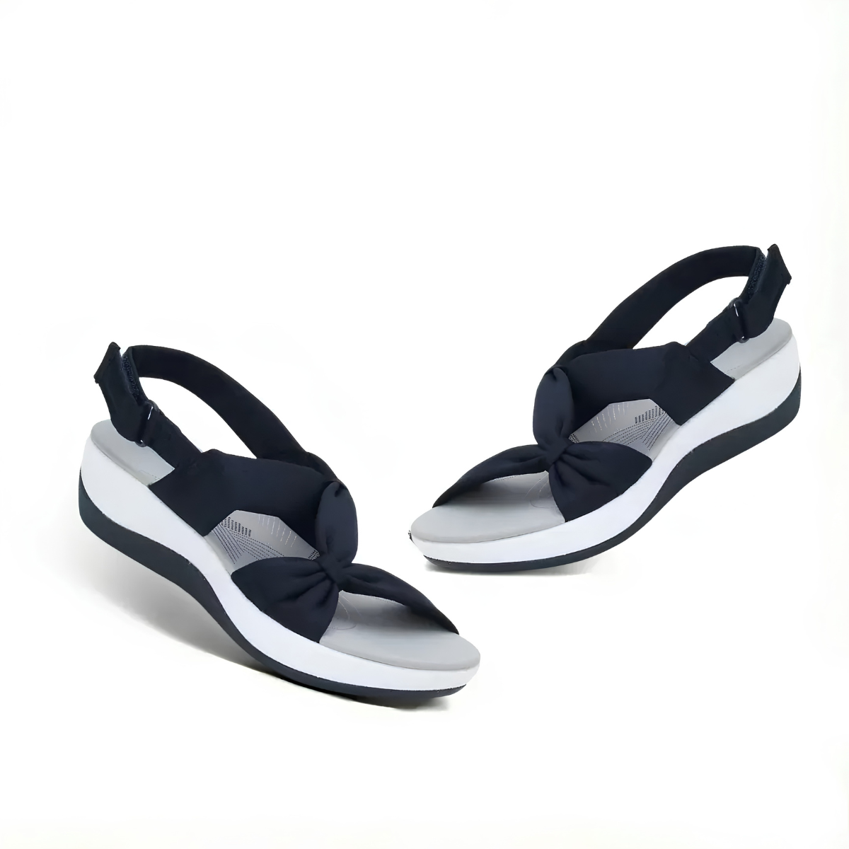 Gerlinde | Sandales de confort orthopédique avec des sangles en tissu