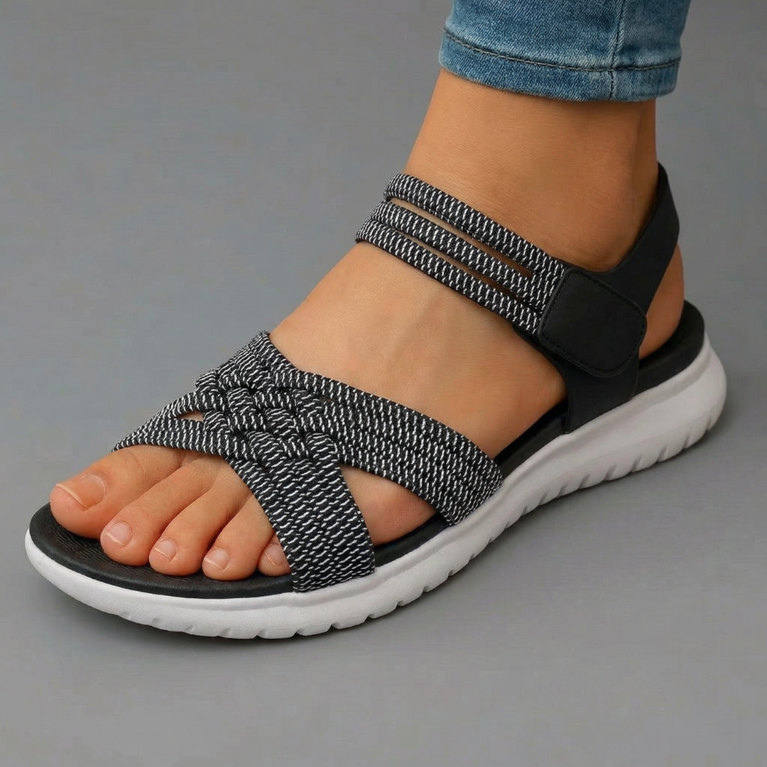 Romy | Sandales de confort orthopédique
