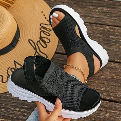 Heidi | Sandales de sport pour femmes en couleur unie avec un grand confort de port