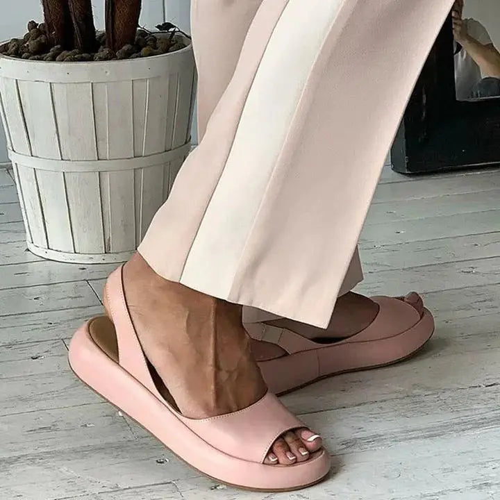 Fabienne | Sandales compensées orthopédiques stylées pour femmes