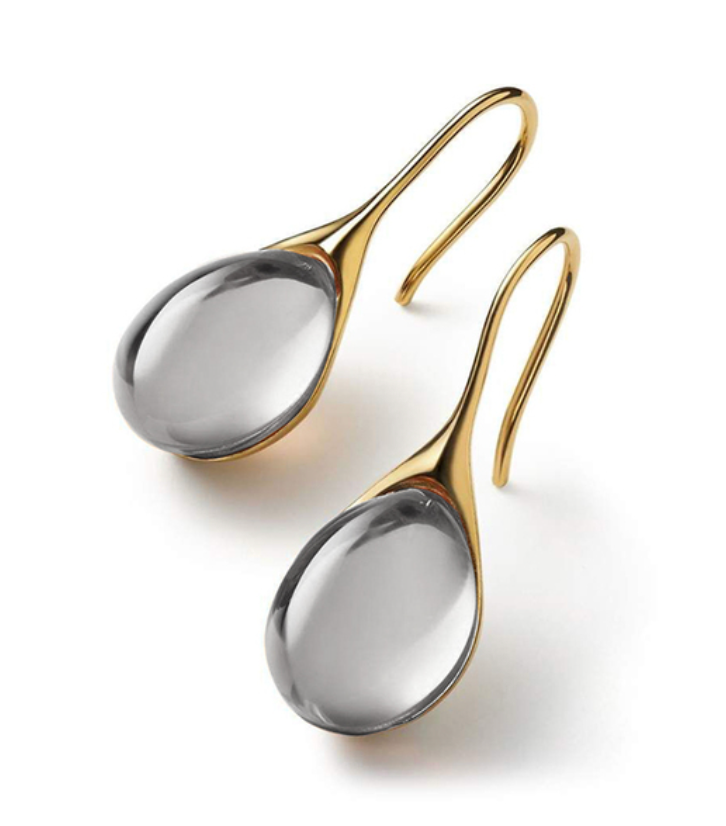 Marie | Boucles d'oreilles en cristal en forme de goutte