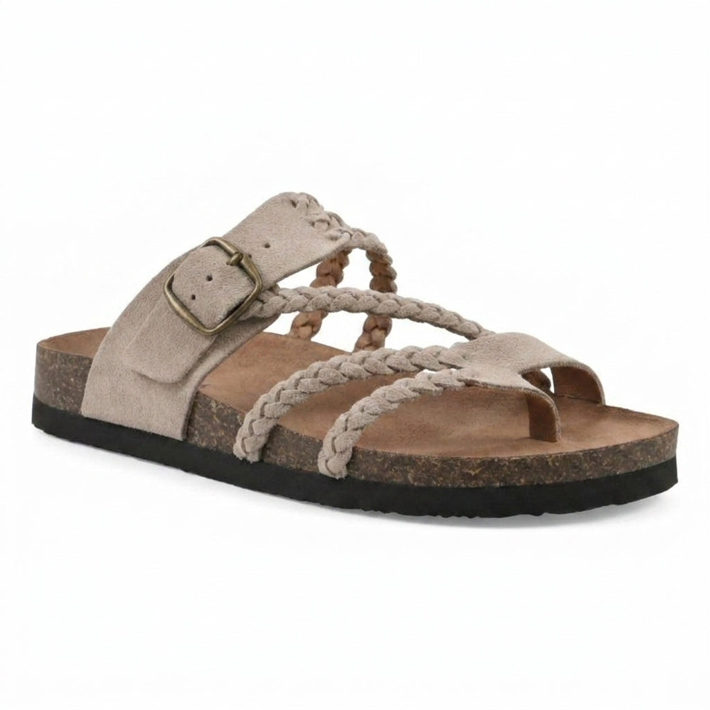 Adelheid | Sandales tressées avec boucle réglable
