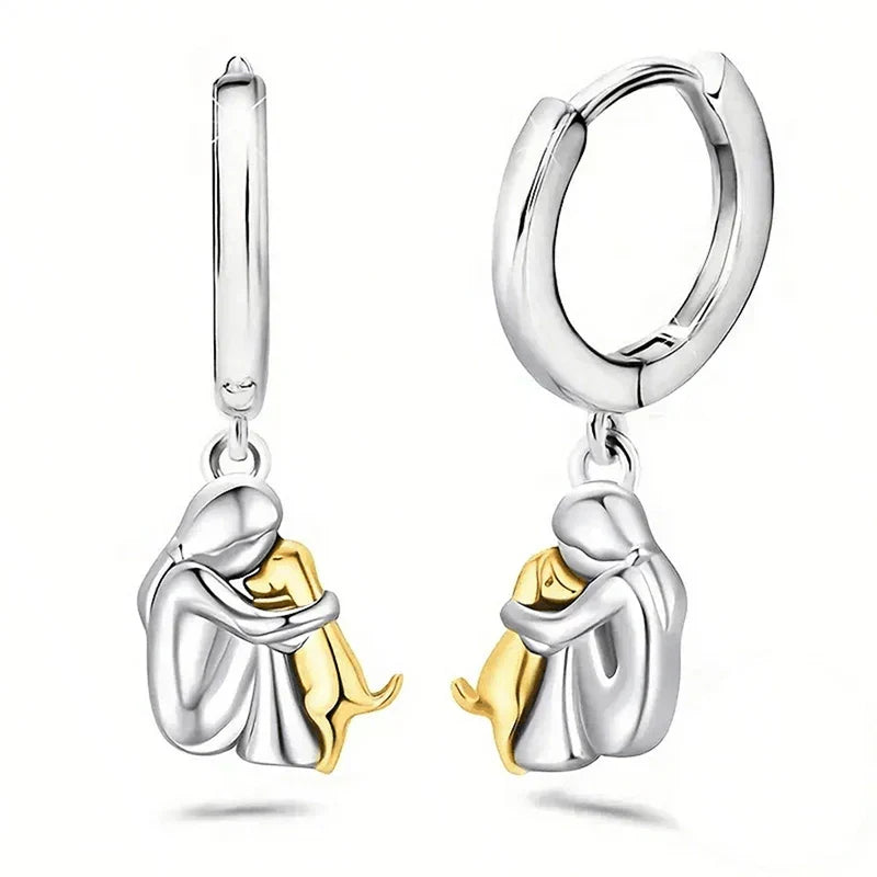Lalá | Boucles d'oreilles avec icône de chien