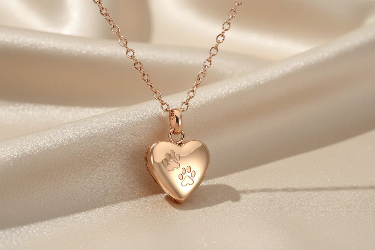 Mon Amour | Collier avec Urne Mémorial pour Animaux de Compagnie