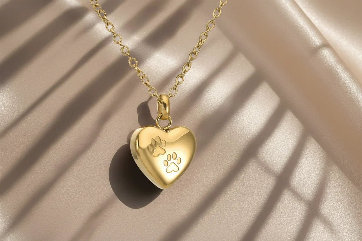 Mon Amour | Collier avec Urne Mémorial pour Animaux de Compagnie