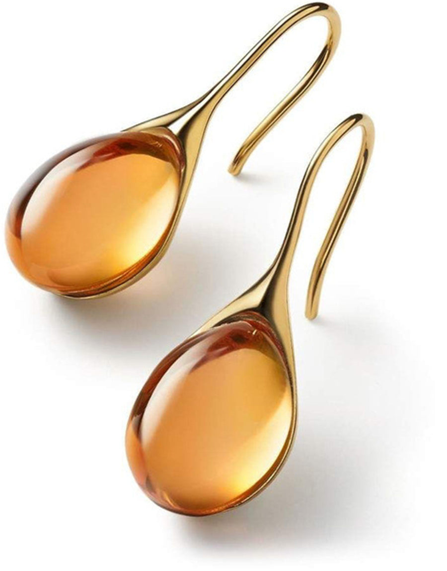 Marie | Boucles d'oreilles en cristal en forme de goutte