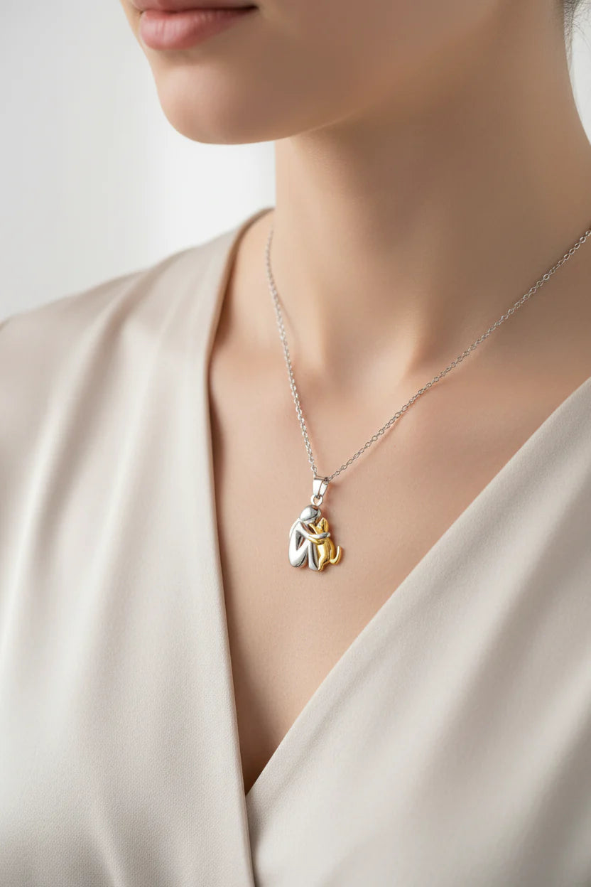Lili| Collier avec pendentif en forme de chat