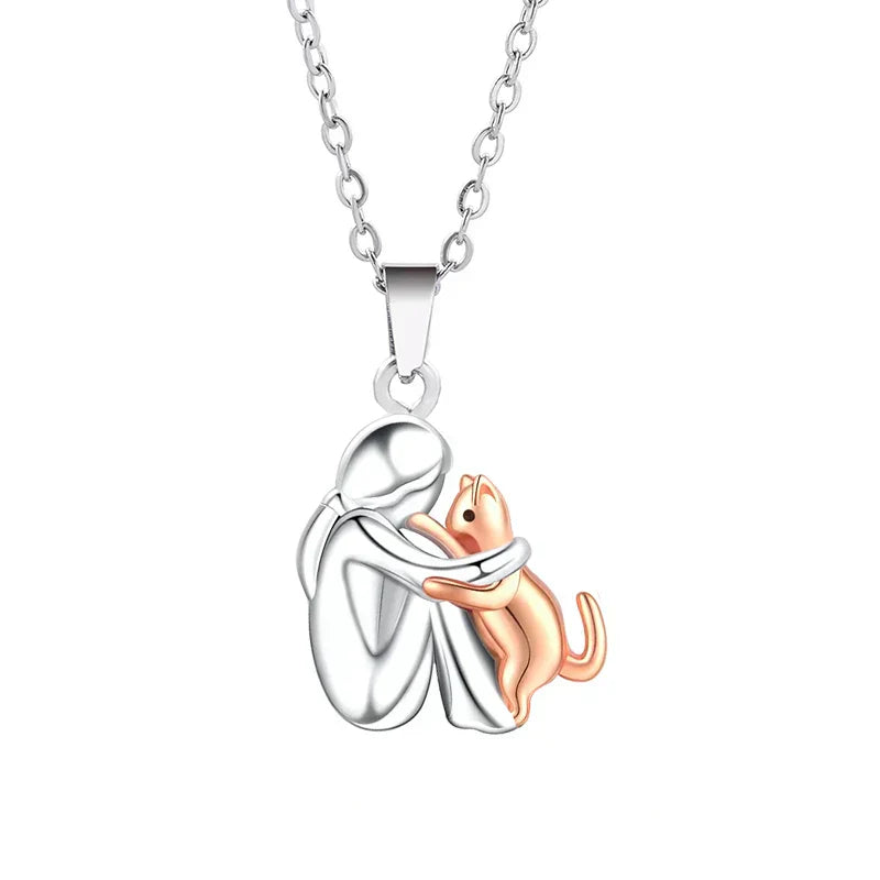 Lili| Collier avec pendentif en forme de chat