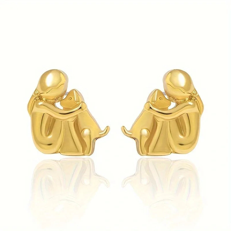 Lalá | Boucles d'oreilles avec icône de chien