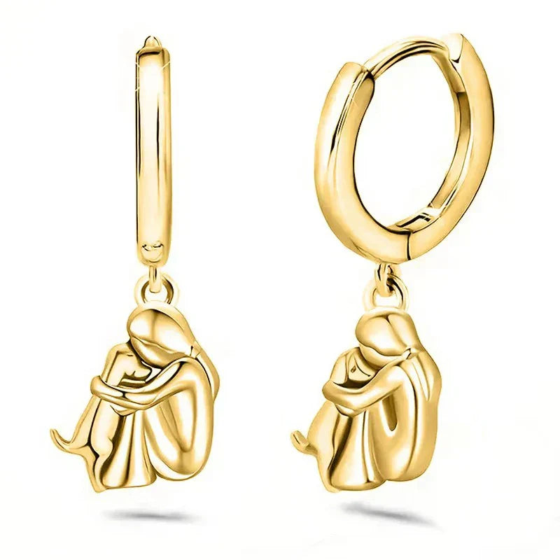 Lalá | Boucles d'oreilles avec icône de chien