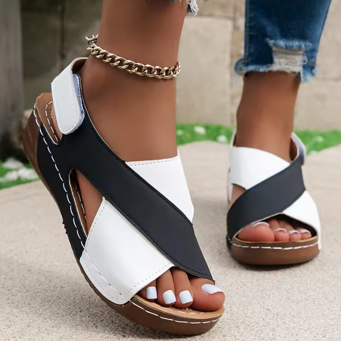 Antonia | Confortable et léger - Sandales à talon compensé
