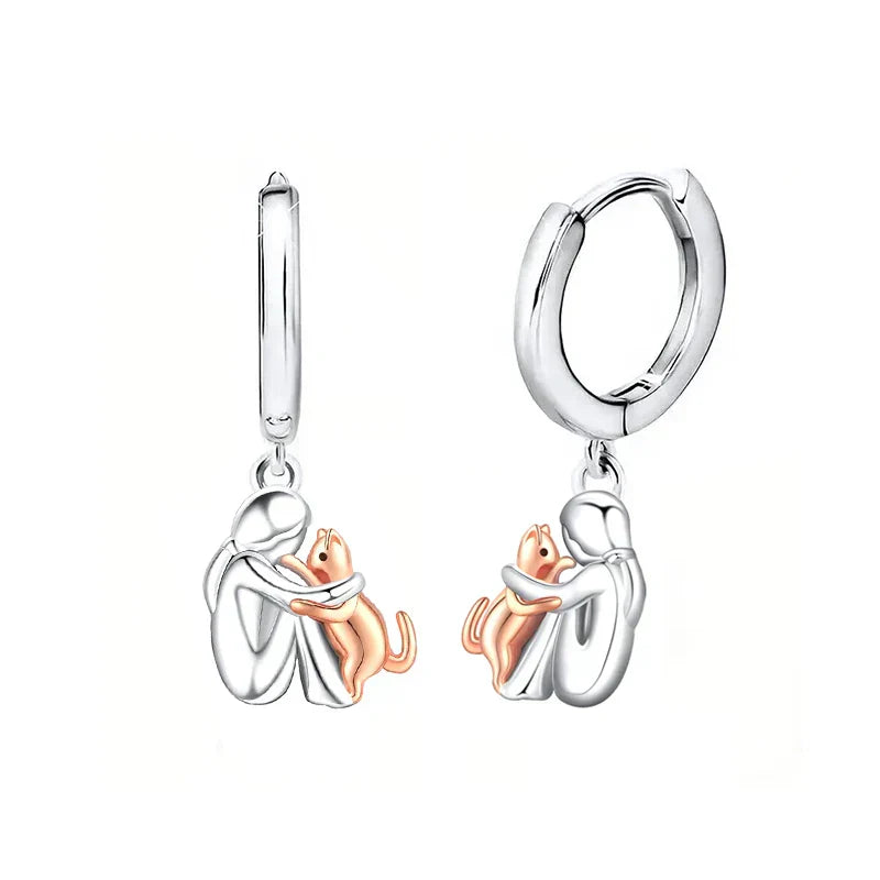 Lili | Boucles d'oreilles avec icône de chat