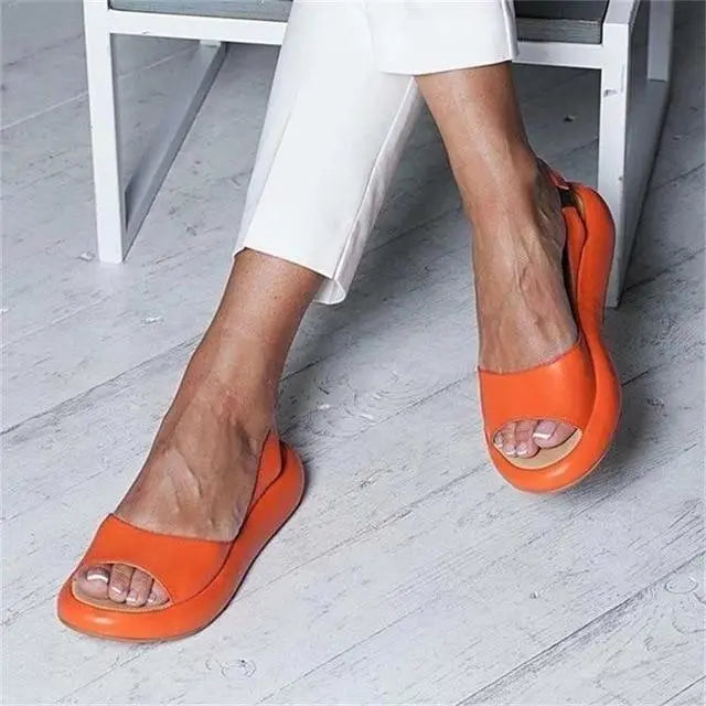 Fabienne | Sandales compensées orthopédiques stylées pour femmes