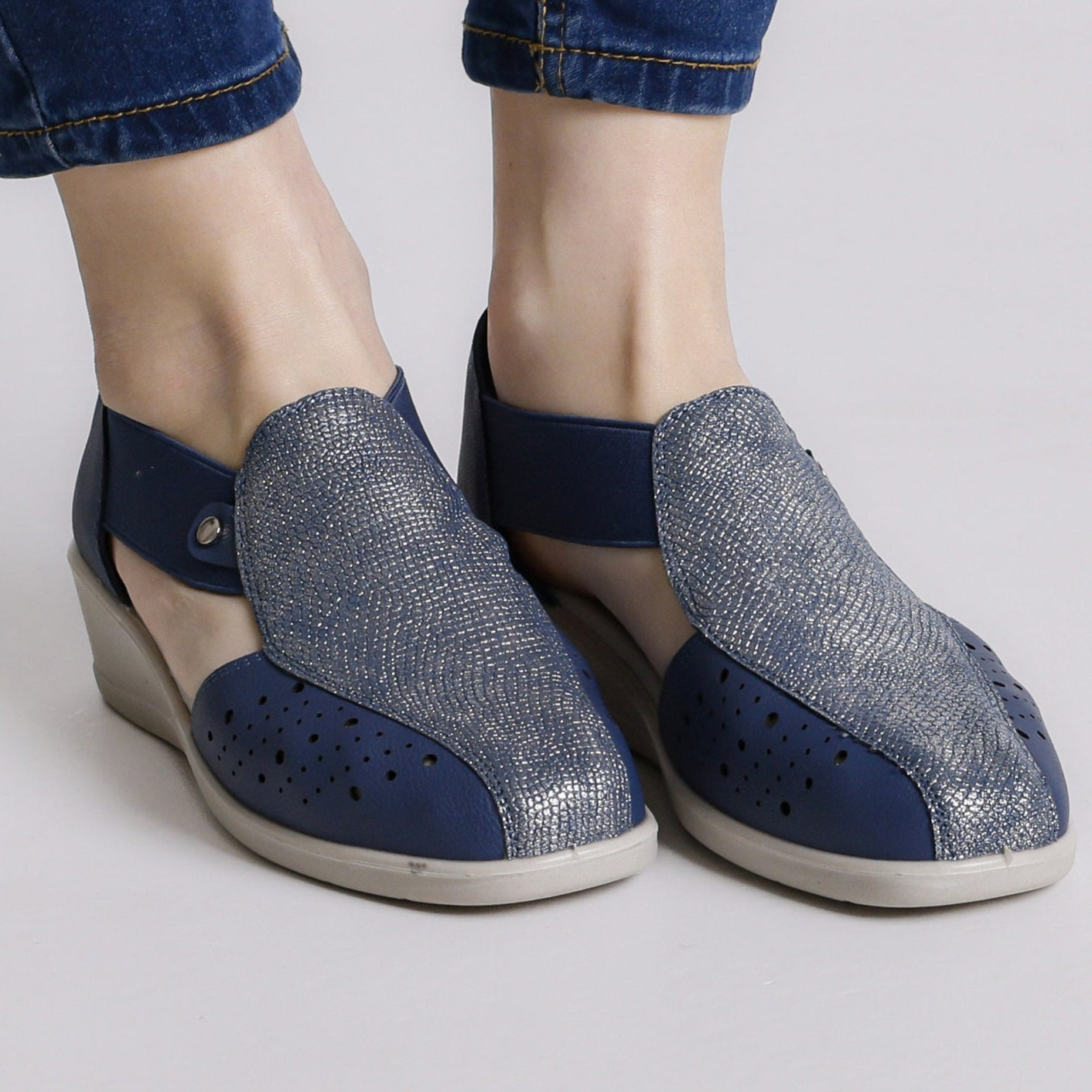 Helena | Sandales compensées confortables pour le quotidien et les loisirs