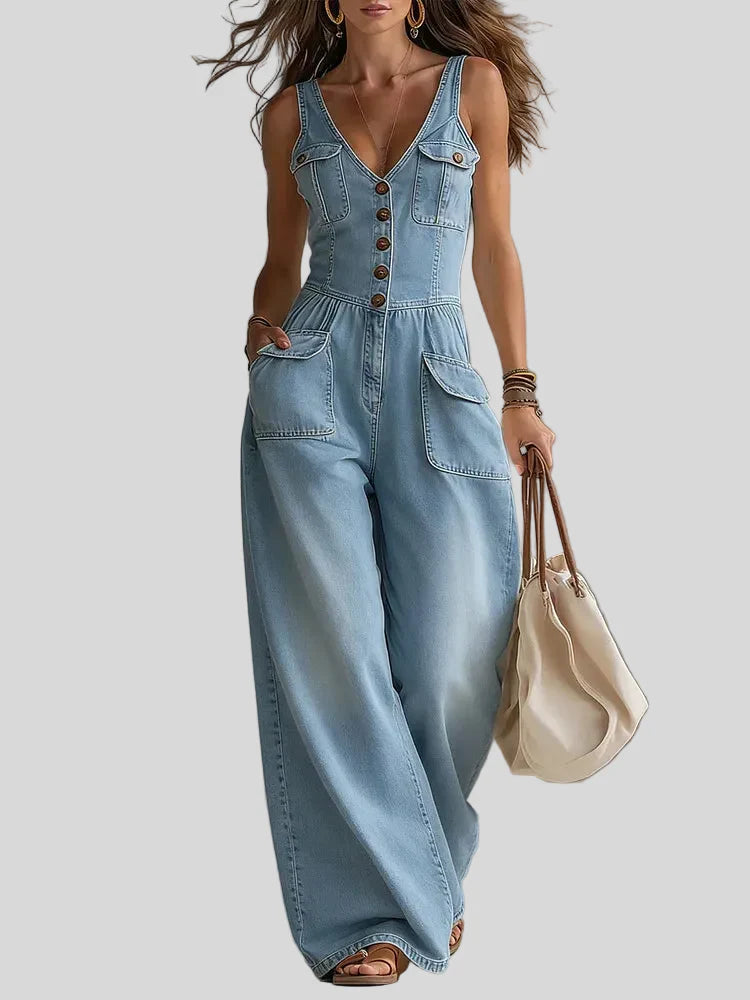 Grèce | Combinaison en denim