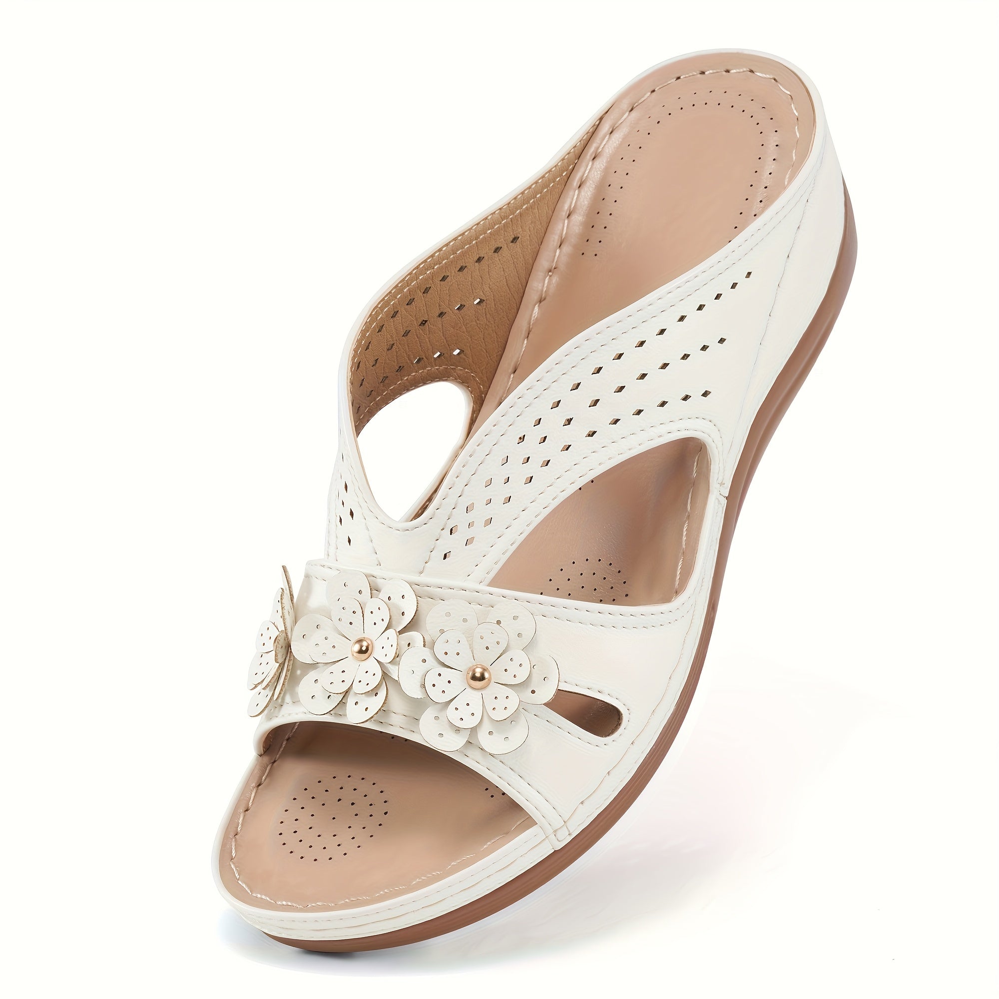 Johanna | Sandales élégantes avec des marguerites