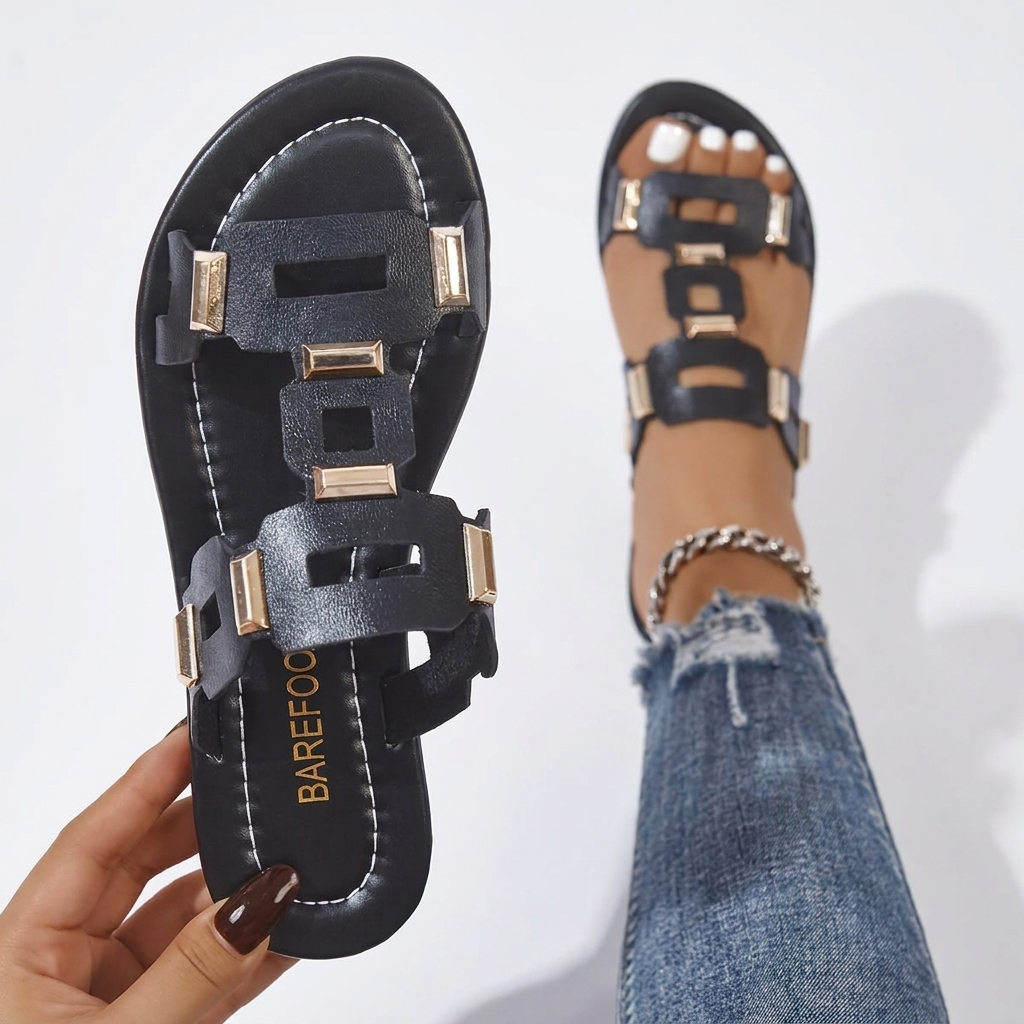 Anna | Sandales plates confortables pour l'été et les vacances