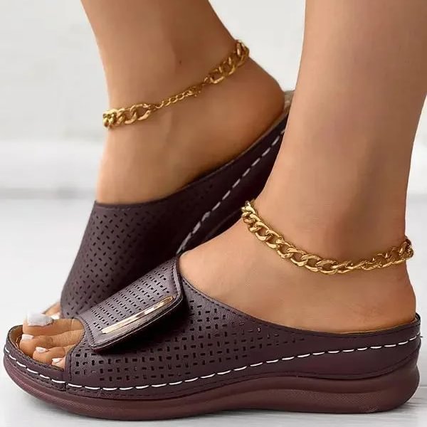 Lieselott | Chaussures orthopédiques à bouts ouverts pour femmes
