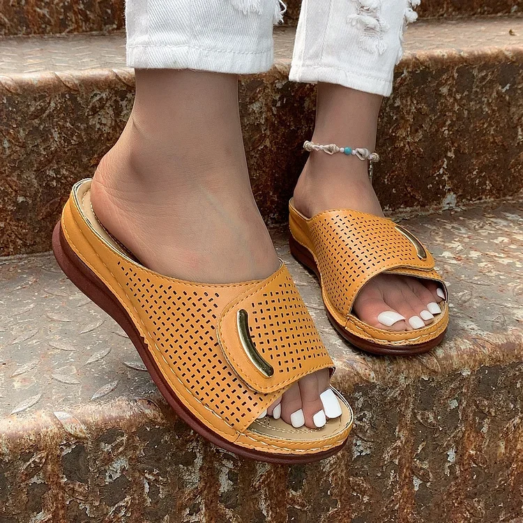 Lieselott | Chaussures orthopédiques à bouts ouverts pour femmes